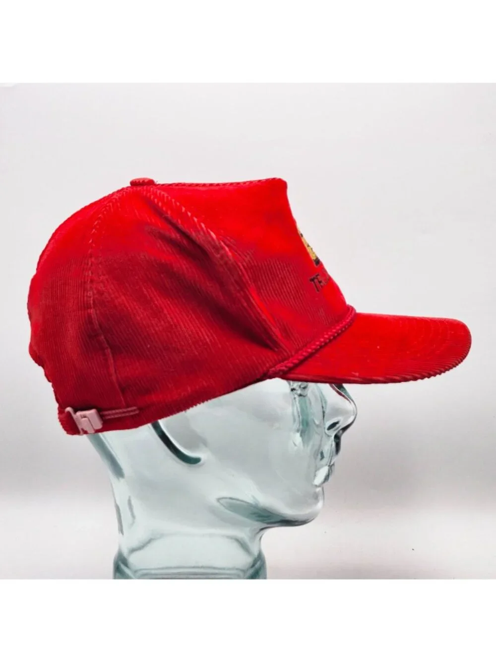 Panella Trucking Inc Red Corduroy Zipper Back Hat By Otto Cap